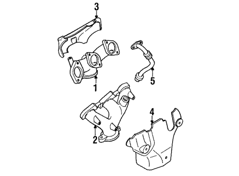 Mopar MD302122 Exhaust Manifold