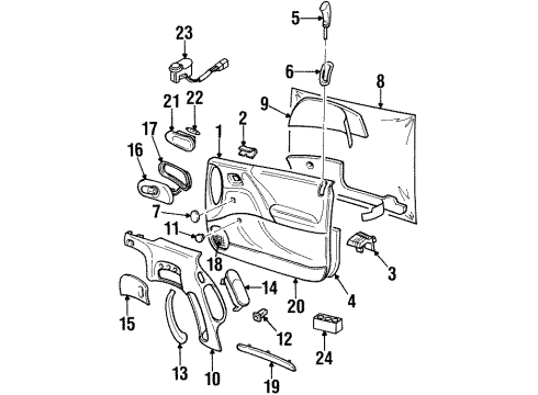GM 90002494 Dome Lamp Bulb