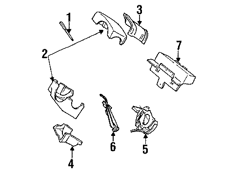 Mopar 4373301 Switch HD/LMP Beam SELECTO
