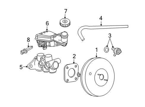 2012 Jeep Patriot Hydraulic System ACTUATOR-Hydraulic Clutch Diagram for 5106043AB