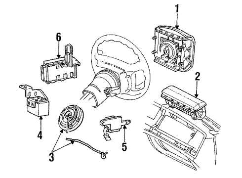 Ford F5AZ14B004A Front Sensor