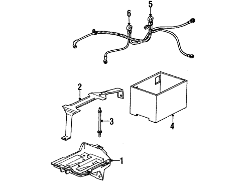GM 21024795 Cable Asm, Battery Negative