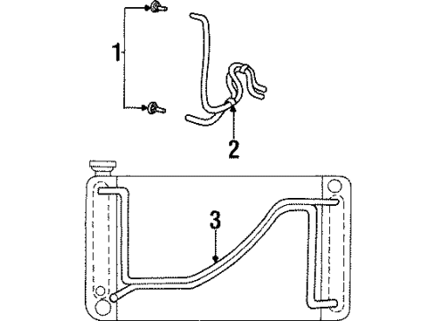 Mopar 4809375AB Hose-Transmission Oil Cooler