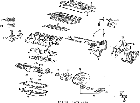 2023 Nissan Z Engine Parts, Mounts, Cylinder Head & Valves, Camshaft & Timing, Variable Valve Timing, Oil Cooler, Oil Pan, Oil Pump, Crankshaft & Bearings, Pistons, Rings & Bearings Seal-Oil, Camshaft Diagram for 13042-3HD0A