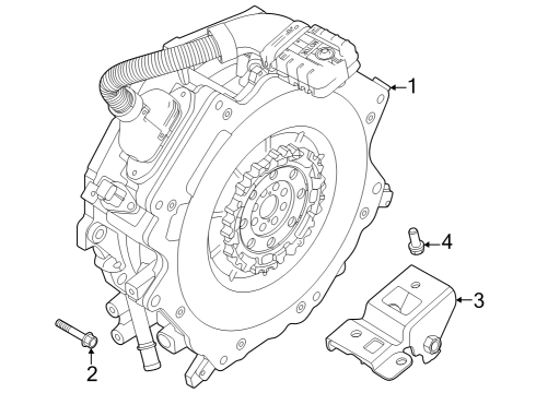 2024 Kia Niro Electrical Components Bolt-FLANGE Diagram for 11404-10406-P