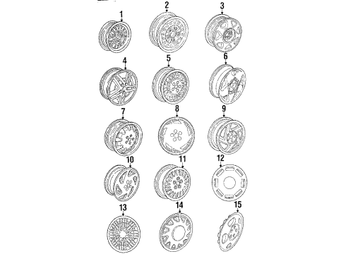 Mopar 4284116 Dome-Stamped Styled Wheel