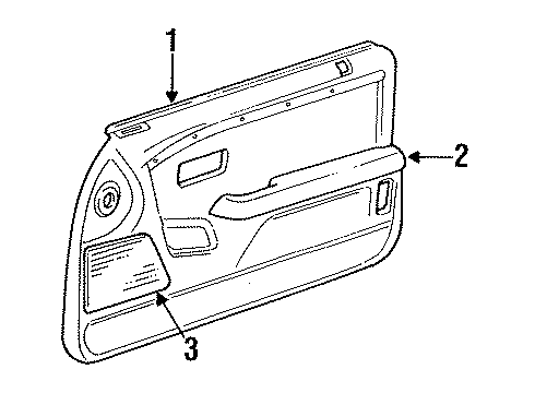 Mopar HC46LM6 Door Armrest