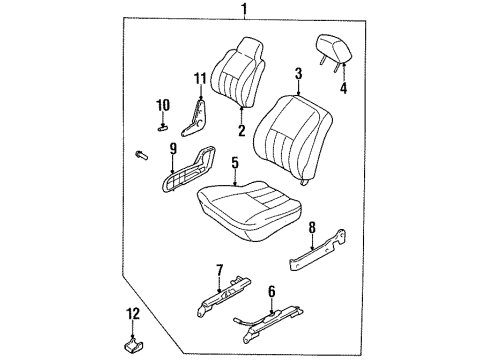 Kia KK15388001 Knuckle Assembly, RH