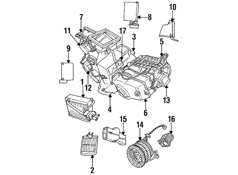 Mopar 4610070AB Line-A/C Discharge