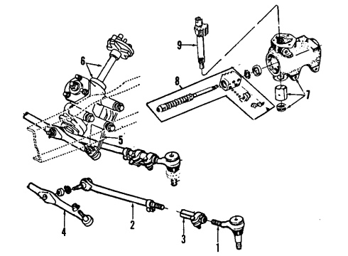 Ford E5UZ3304A Center Link