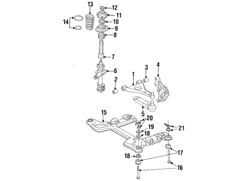 Mopar 32002915 Bearing Front Shock ABSORBER