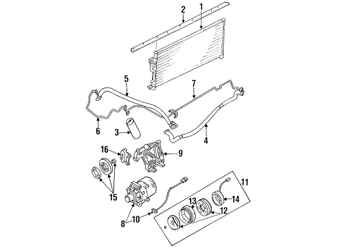 Mopar MR360234 COMPRES0R-Air Conditioning
