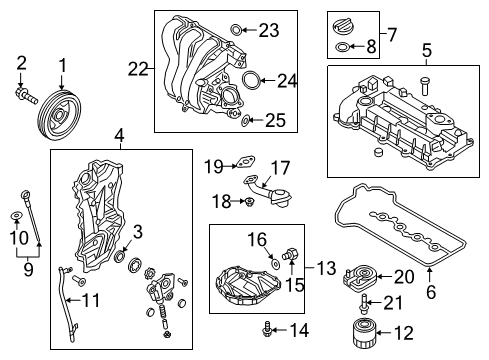 2022 Kia Niro Filters Seal-Etc Diagram for 28411-04510