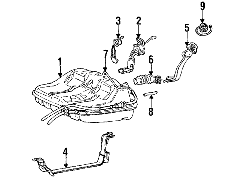 Mopar MB925907 CANISTER-Fuel Vapor
