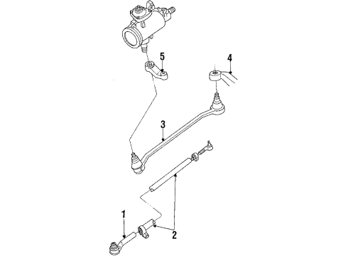 Mopar 4026832 End Pkg Tie Rod RH