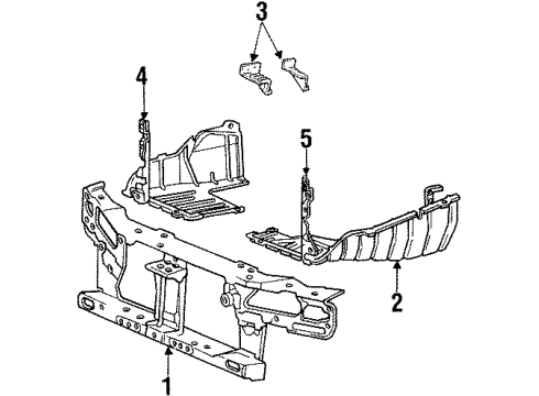 Hyundai 29140-24000 Cover-Engine Under, Rear