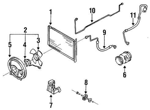 Infiniti 92110-60U00 Condenser Assy