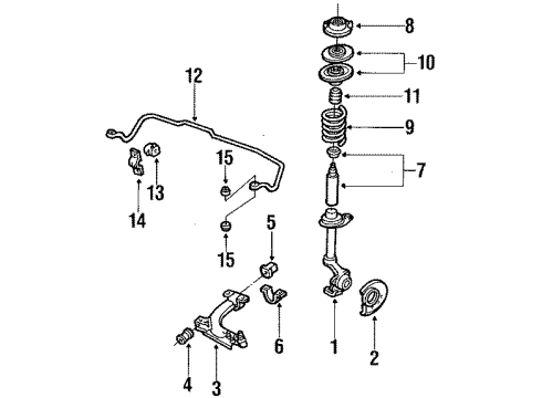 GM 90111367 Stabilizer Bar Bracket