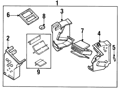 Kia 0K01161130C Heater Unit