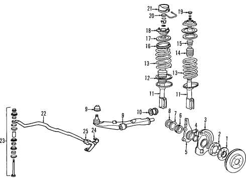 Mopar MB573053 Bracket Rear Suspension STABILIZER