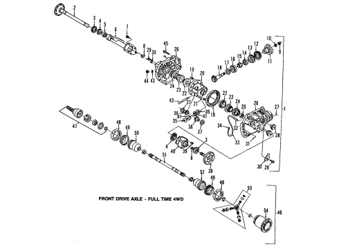 1998 Chevrolet Blazer Front Axle, Axle Shafts & Joints, Differential, Drive Axles Boot Kit, Front Wheel Drive Shaft Tri-Pot Joint Diagram for 26059675