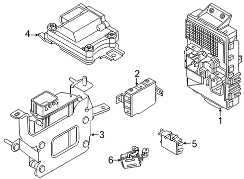 2022 Genesis GV70 Transfer Case Seal-Oil Diagram for 473284J001