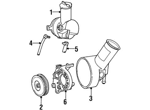 1994 Ford Taurus Fuel Injection Return Hose Diagram for F4DZ3A713D