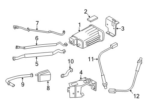 2011 Kia Forte Emission Components Wire-CANISTER Close Valve Diagram for 314761M550