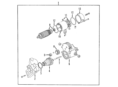 Honda 8-94377-254-0 Yoke, Starter