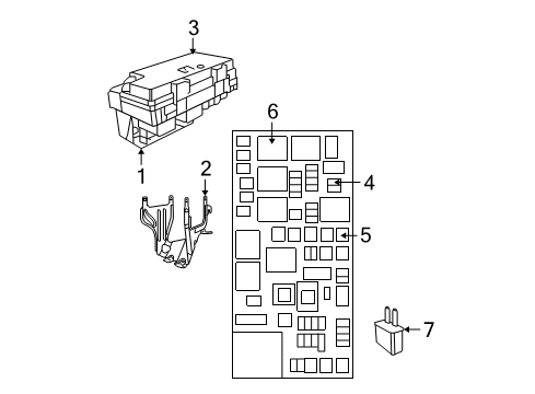 Mopar 68004064AB Holder-Fuse