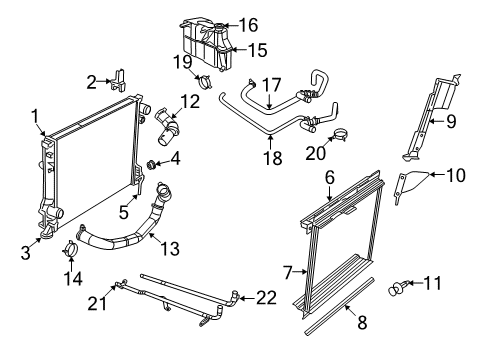 2008 Dodge Challenger Radiator & Components Hose-Heater Supply Diagram for 55038134AF