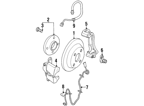GM 21012460 Brake Pressure Modulator Valve Assembly