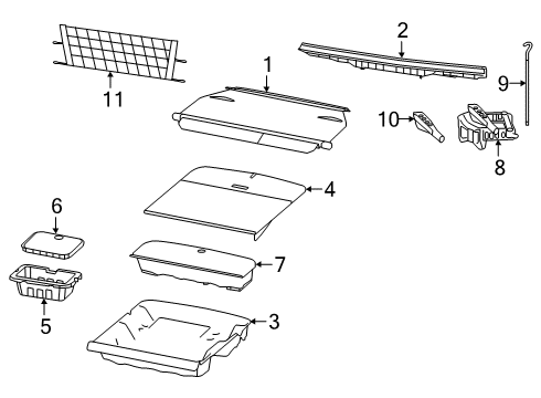Mopar 5178091AD WINCH-Spare Tire Carrier