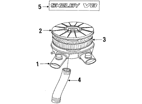 Mopar 4443453 Filter Pkg Clamp Package