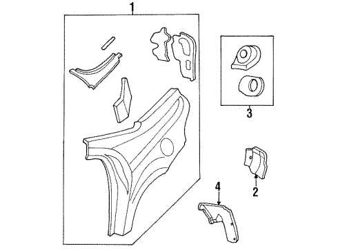 Mopar 4646201 Reinforcement Fuel Filler