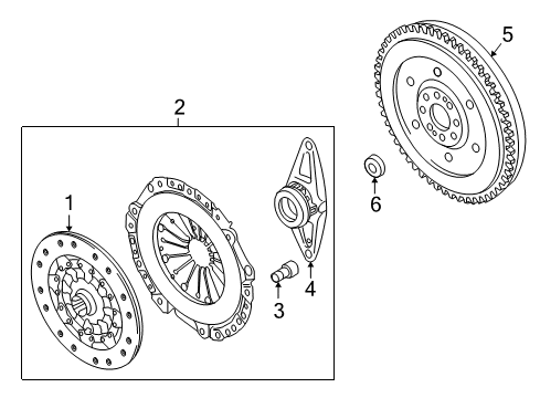 2009 BMW Z4 Automatic Transmission Shaft Seal Diagram for 24207588763