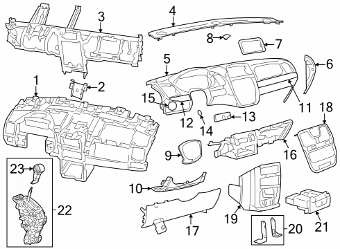 2011 Chrysler Town & Country Gear Shift Control - AT Transmission Shifter Diagram for 1UC34DX9AF