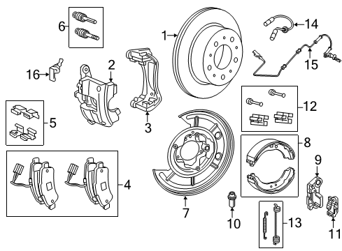 2014 Ram ProMaster 2500 Parking Brake Lever-Parking Brake Diagram for 68095418AA