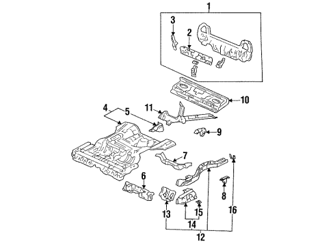 Honda 74657-SS0-A00 Hook, R. Tie Down