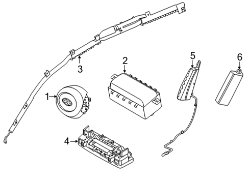 Hyundai 80610-L0010 SAB Module Assembly-FR, LH