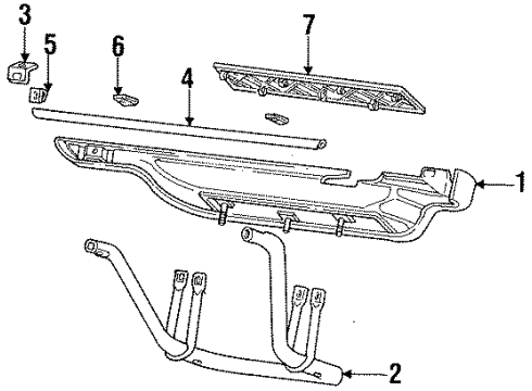 Ford XC3Z-1529314-PTM Side Molding