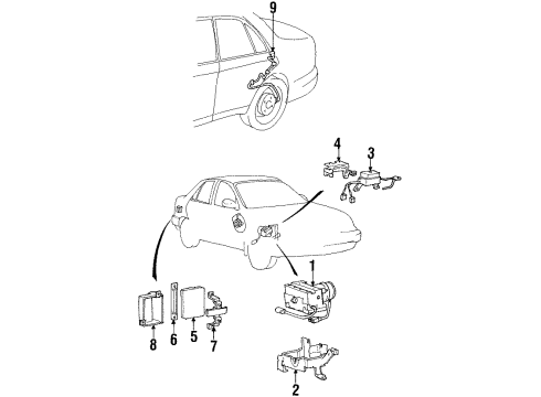 Hyundai 95663-29005 Cover-Abs Control Module