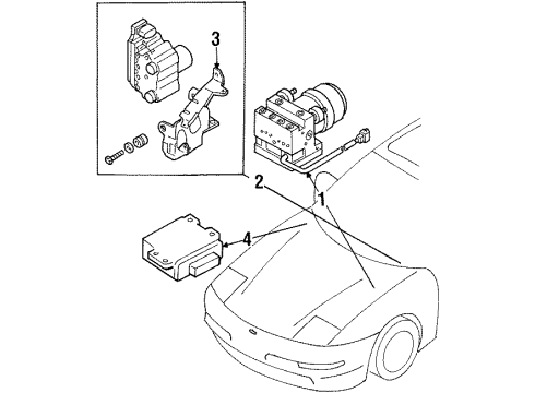 Ford F8CZ-2C257-AA Actuator Assembly
