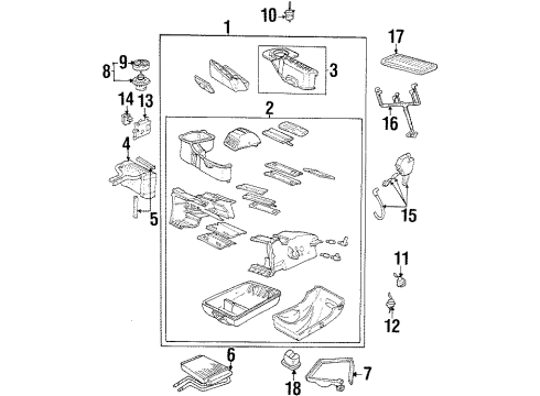 1996 Mercury Mystique A/C Evaporator & Heater Components Resistor Diagram for F5RZ18591A