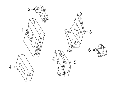Communication System Components Cover Diagram for 867420E020