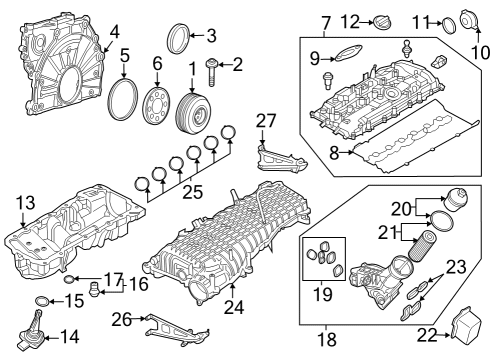 Engine Parts Reluctor Diagram for 11148605104