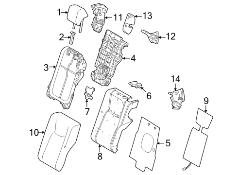 Heated Seats BOARD SUB-ASSY, RR S Diagram for 7170278010