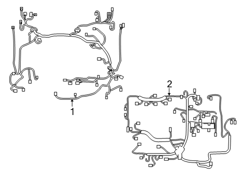 2019 Lexus UX200 Wiring Harness Wire Engine Room Ma Diagram for 8211176E80