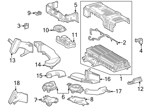 Battery Battery Current Sensor Diagram for 8989248060