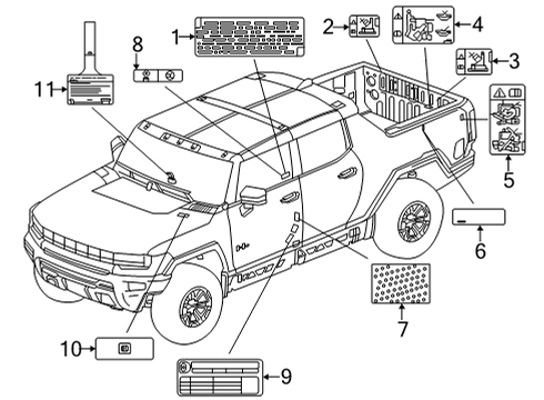 Information Labels Info Label Diagram for 84699160